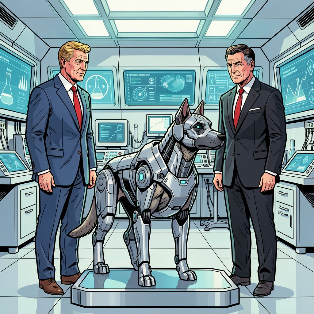 Amerikaanse miljardairs maken gekloonde superhond voor het leger.