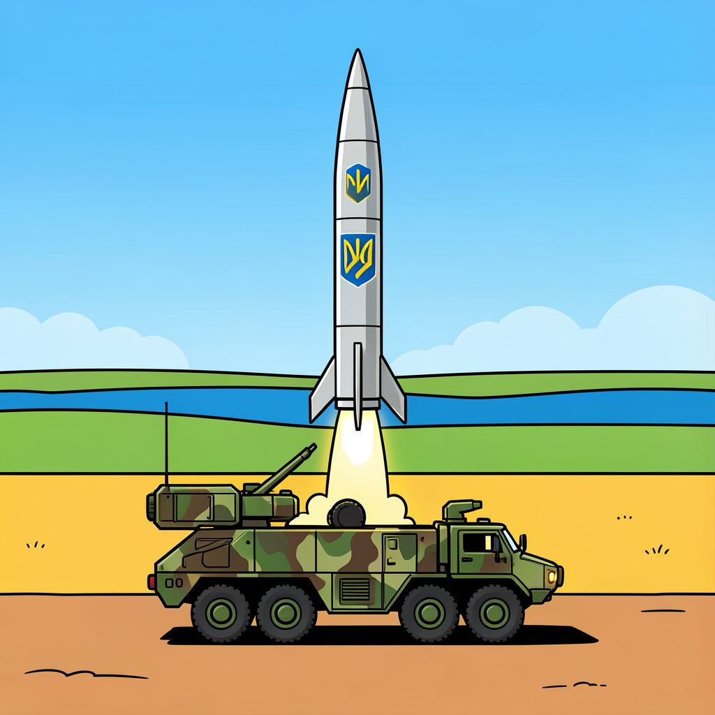 Oekraïne zet voor het eerst een zelfgemaakte ballistische raket in tegen Rusland.