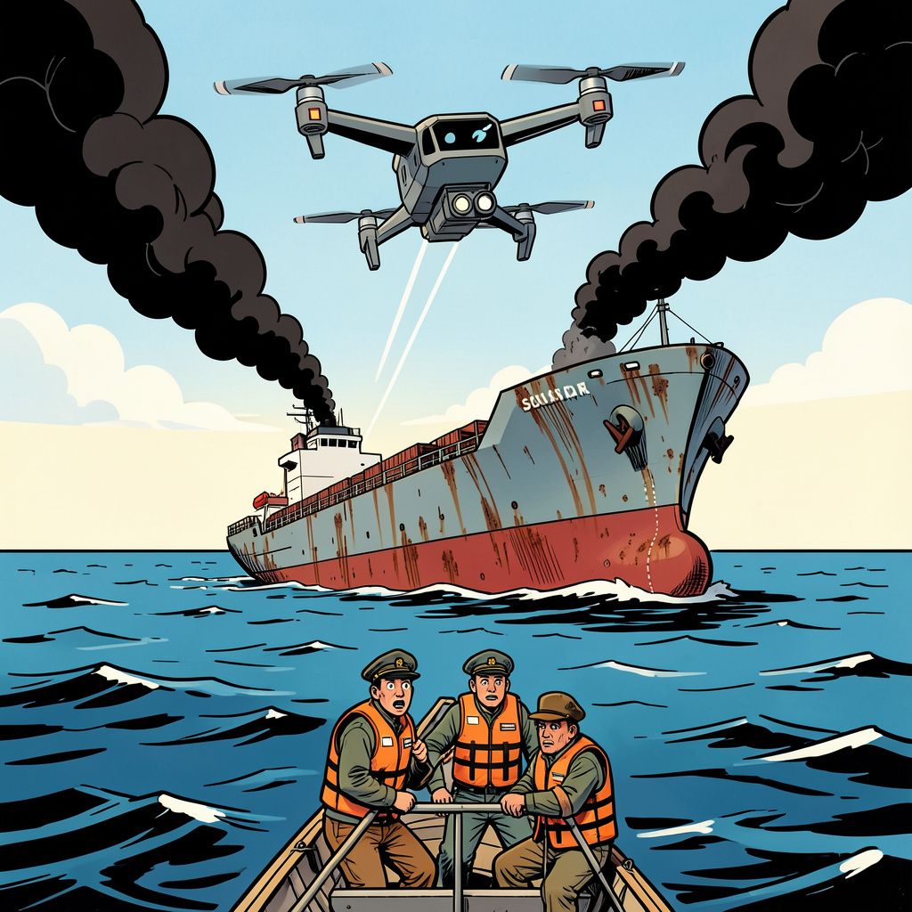 Oekraïense drones zinken Russische schaduwvloot en doden vijf Azerbeidzjaanse zeelieden