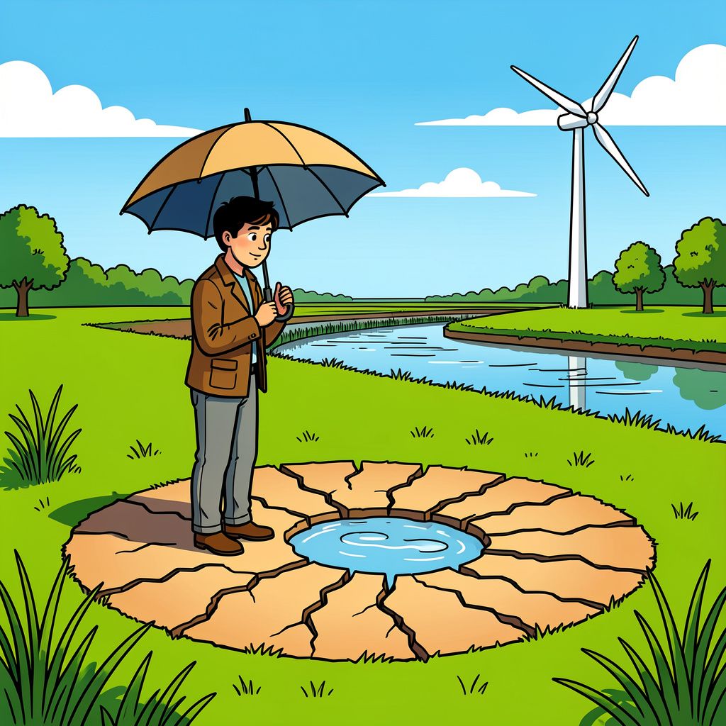 Het landelijke watertekort is eindelijk voorbij maar juich nog niet te vroeg.