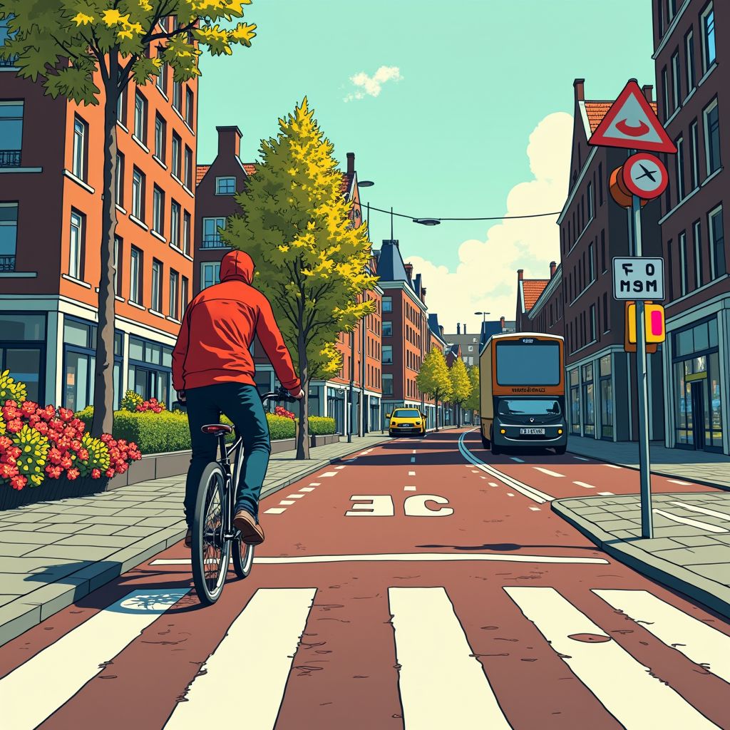 Een 25-jarige fietsster sterft op drukke kruising in De Pijp