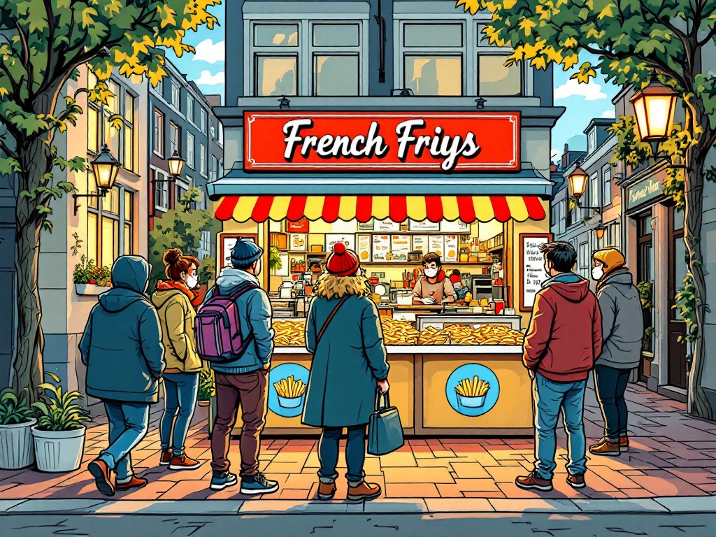Friet vreet de rust op: Fabel Friet voor de rechter