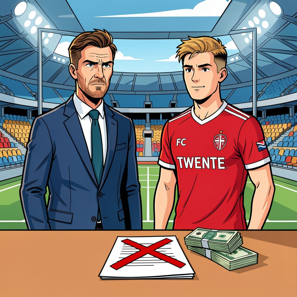 FC Twente weigert een recordbod van achttien miljoen euro voor Sondre Ørjasæter.