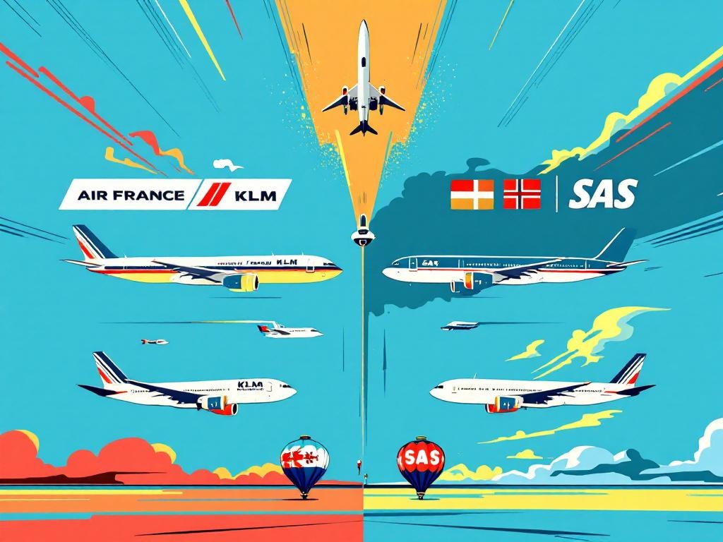 Scandinavische Luchtvaart op de Schop: Air France-KLM Grijpt Macht