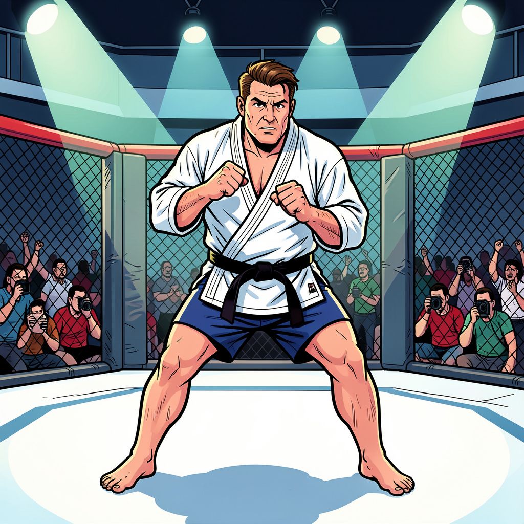 Voormalig judokampioen Roy Meyer ruilt de vertrouwde judomat in voor de harde kooi van het MMA.
