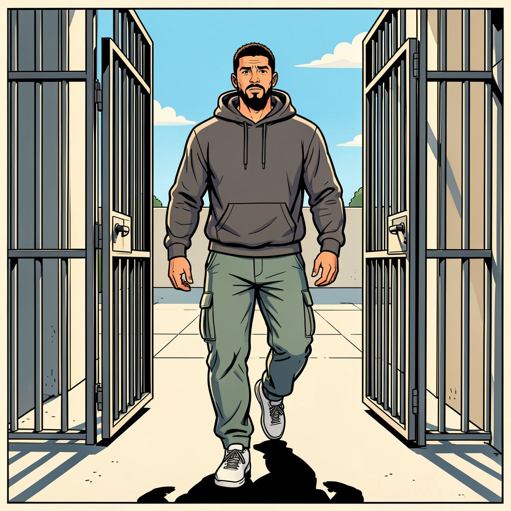 Badr Hari verlaat de cel en wacht zijn strafzaak in vrijheid af.