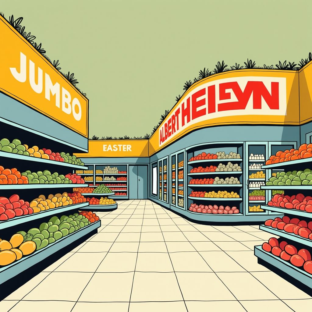 Paasweekend 2026 zorgt voor aangepaste openingstijden bij alle grote supermarkten