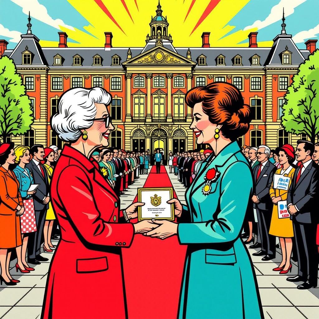 Deze 98-jarige Haagse werd vandaag de oudste lintjesdrager van Nederland