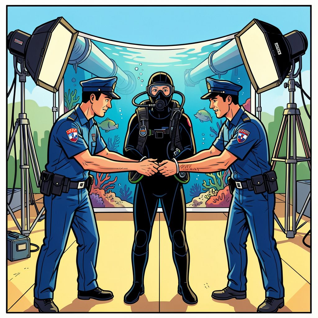 Een Oekraïense duiker is op een Kroatische filmset opgepakt voor de sabotage van de Nord Stream-gaspijpleidingen.