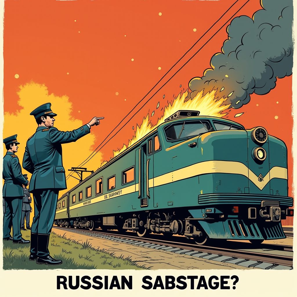 Amerikaanse ex-generaal claimt Russische treinaanvallen in Nederland, maar politie vindt geen bewijs voor buitenlandse betrokkenheid