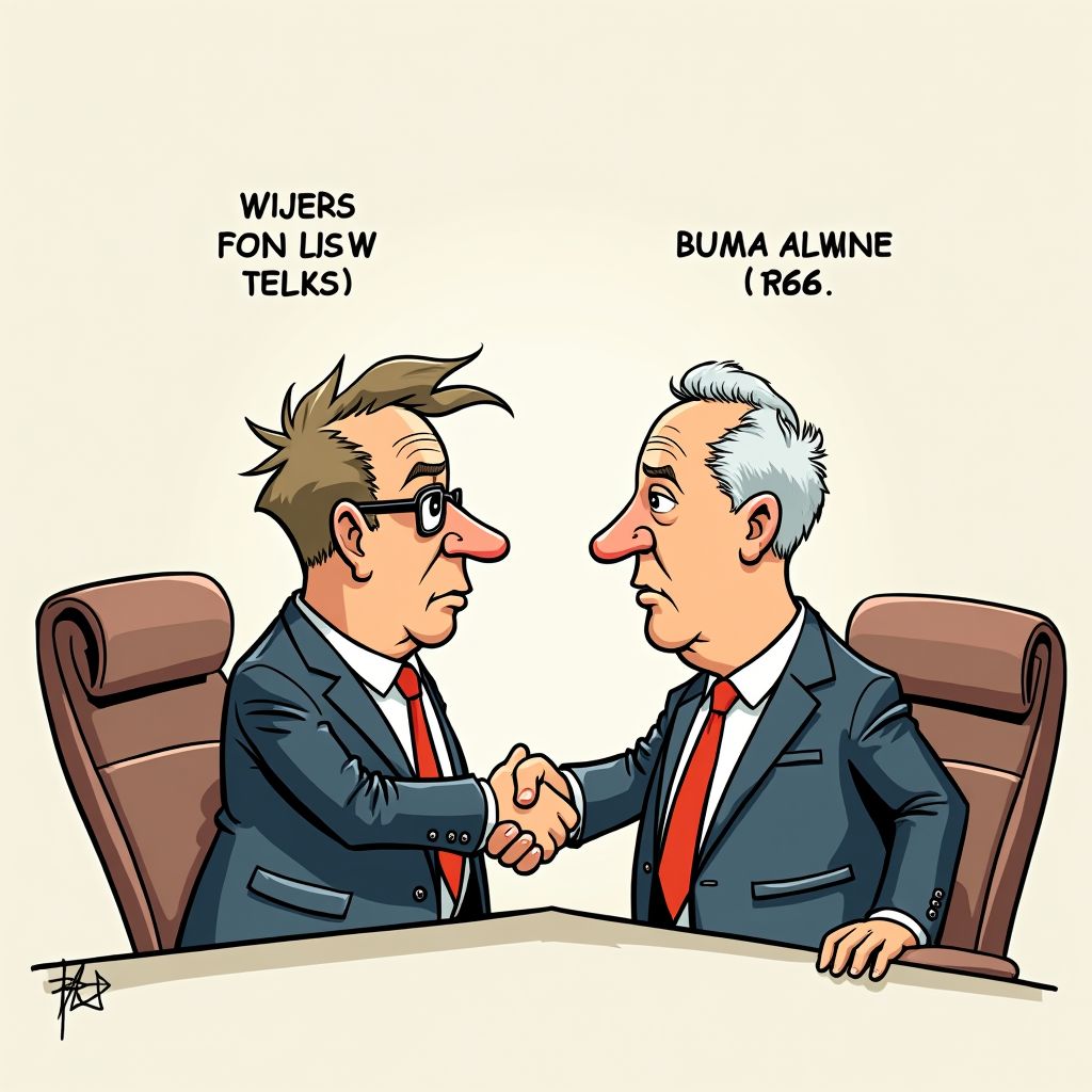 Hans Wijers gooit de handdoek in de ring en laat Sybrand Buma alleen achter in de formatie