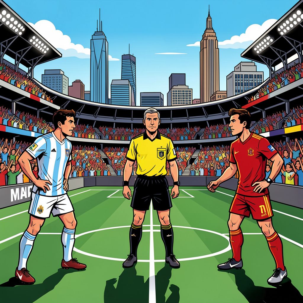 De angstgegner van Argentinië leidt zondag de WK-finale in New York.