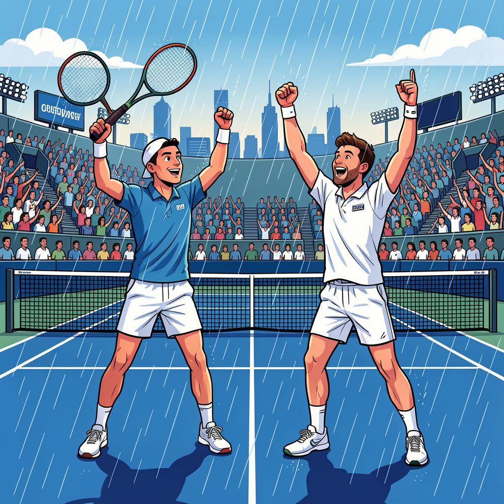 Botic van de Zandschulp en Jesper de Jong slaan zich overtuigend naar de tweede ronde van de US Open.