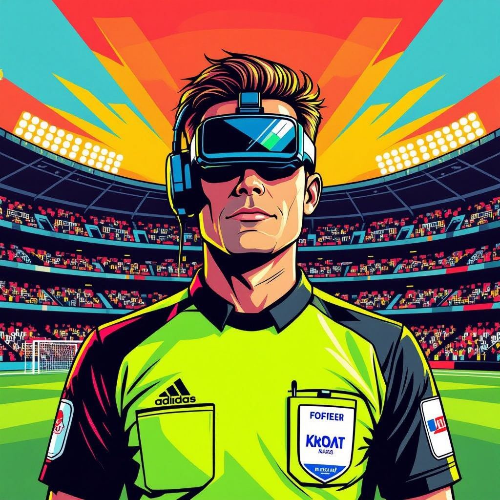 Danny Makkelie filmt mee: voor het eerst draagt elke WK-scheidsrechter een camera op zijn hoofd