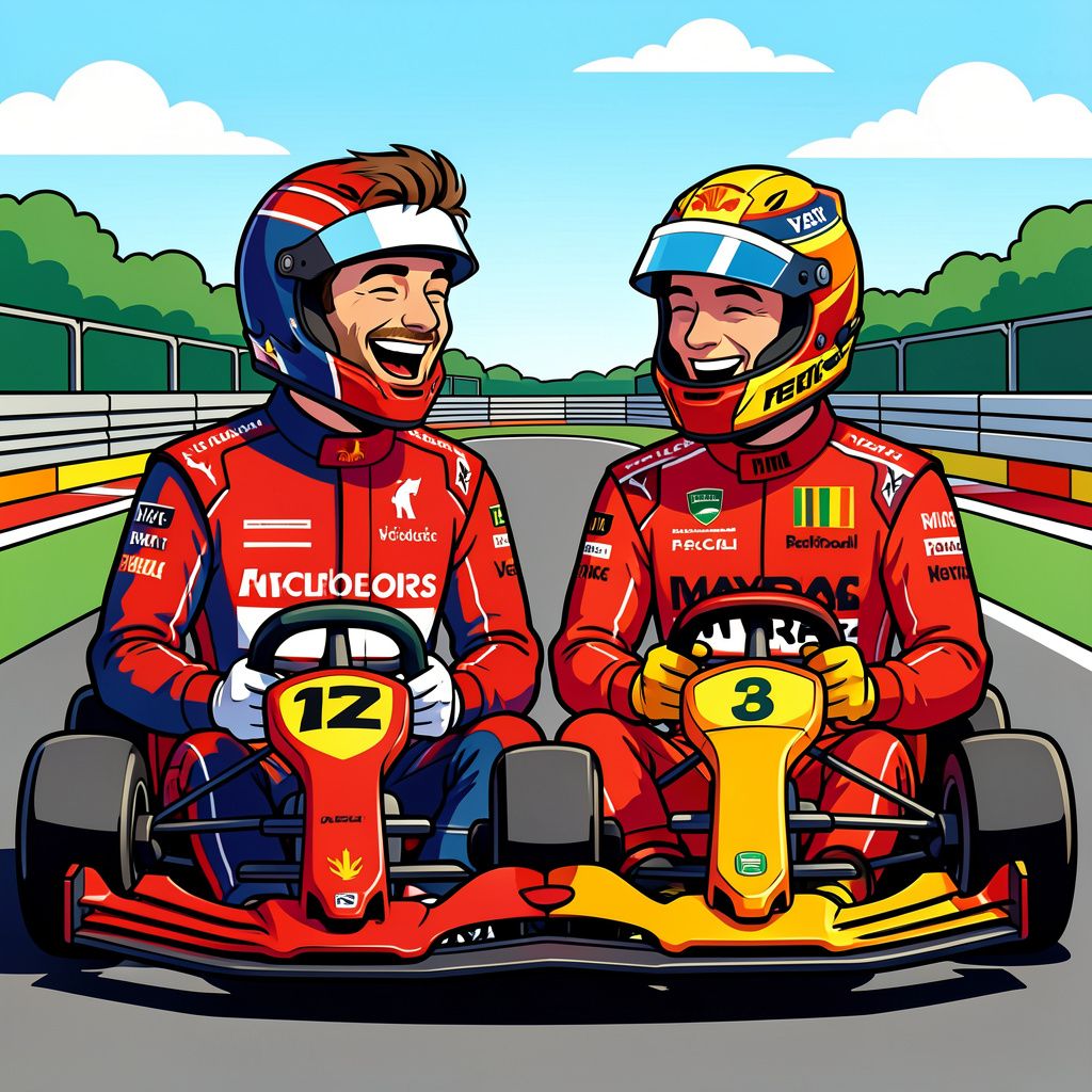 Formule 1-coureur Charles Leclerc zag rivaal Max Verstappen vroeger als een slecht mens.