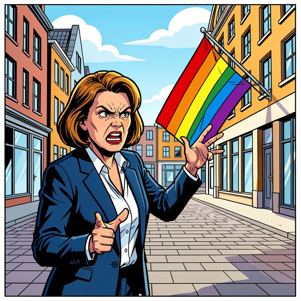 Groningse FvD-politica haalt hard uit naar regenboogvlag na aanslag in Berlijn