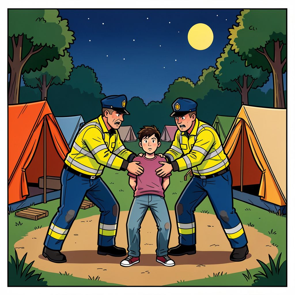 Beveiligers grijpen snel in na een heftige steekpartij op een jongerencamping in Scharendijke.