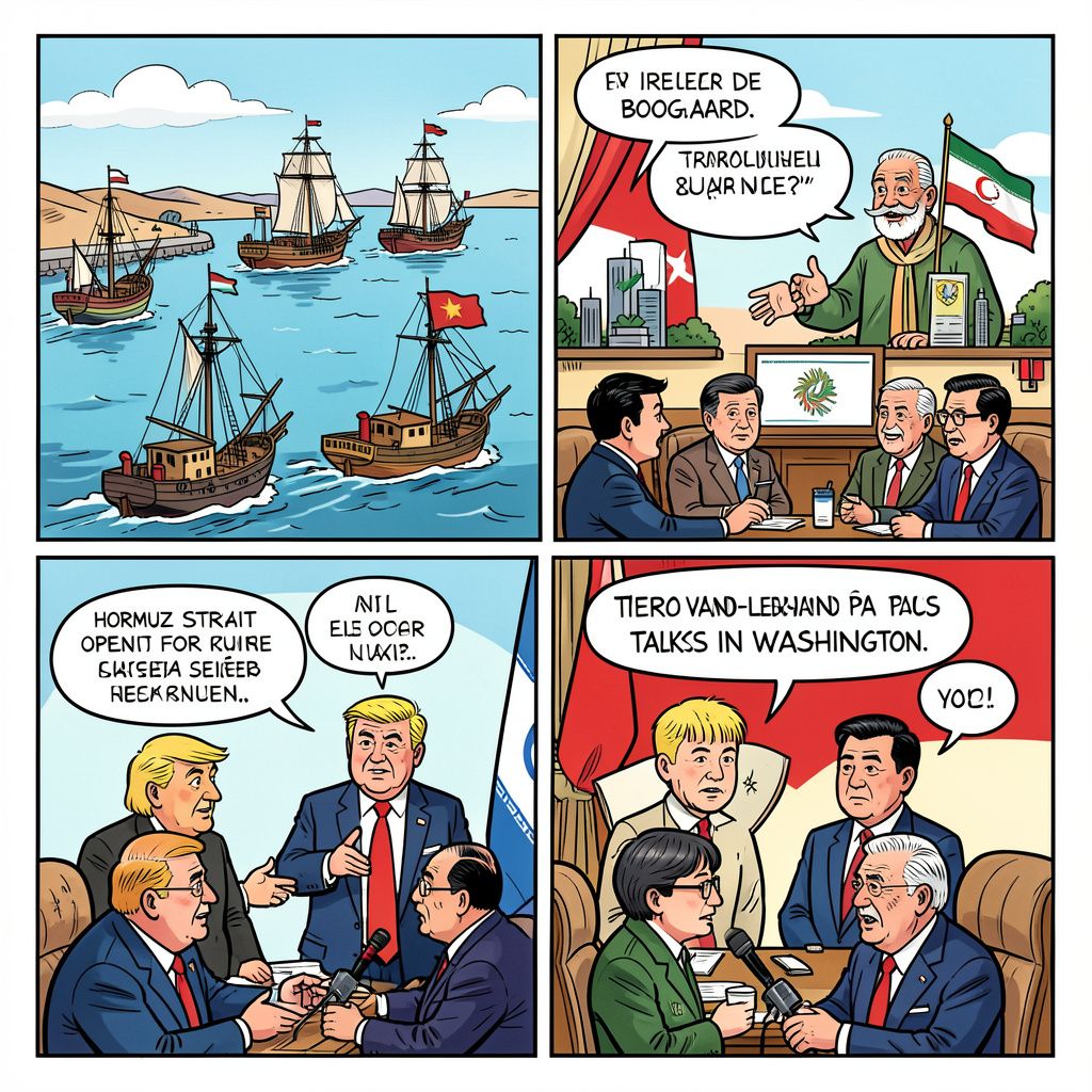 Iran sluit Straat van Hormuz maar laat Chinese schepen door na diplomatieke druk
