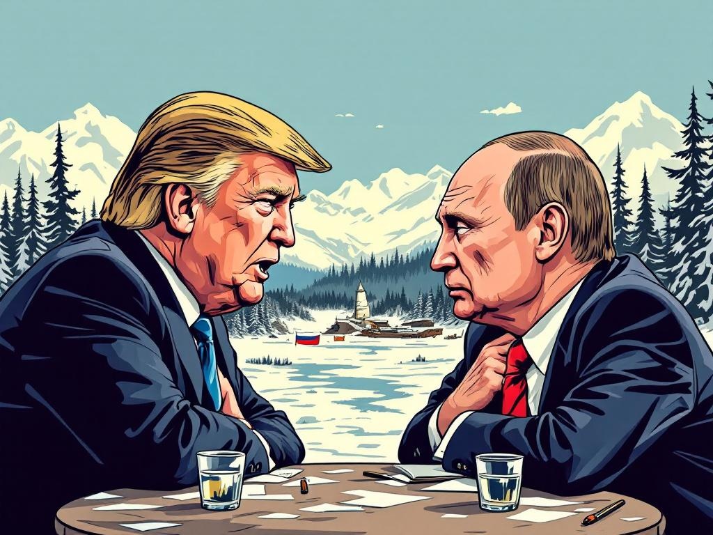 Confrontatie in Alaska: Trump en Poetin onderhandelen over oorlog en vrede