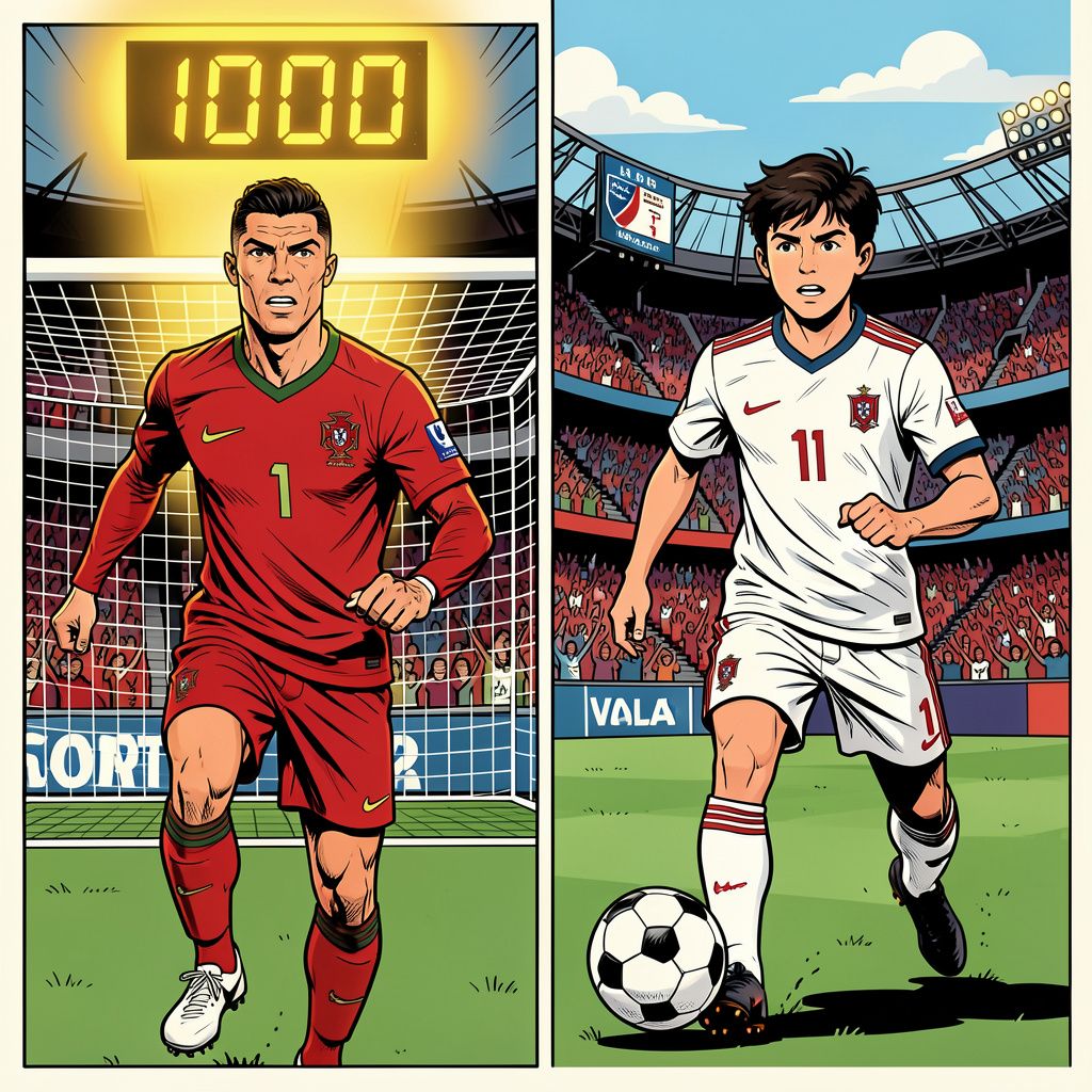 Cristiano Ronaldo gaat op zijn eenenveertigste gewoon door bij de nationale ploeg van Portugal.