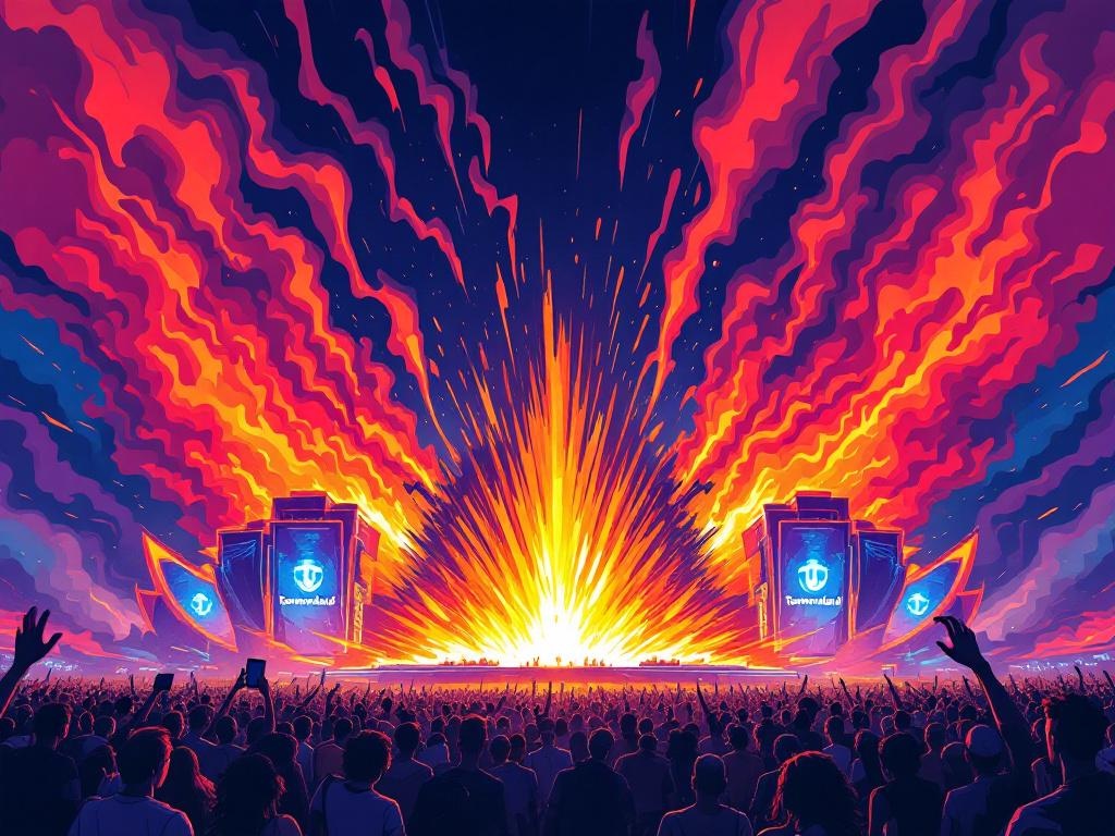 Vuurzee verwoest Tomorrowland-podium: Festival gaat onverminderd door