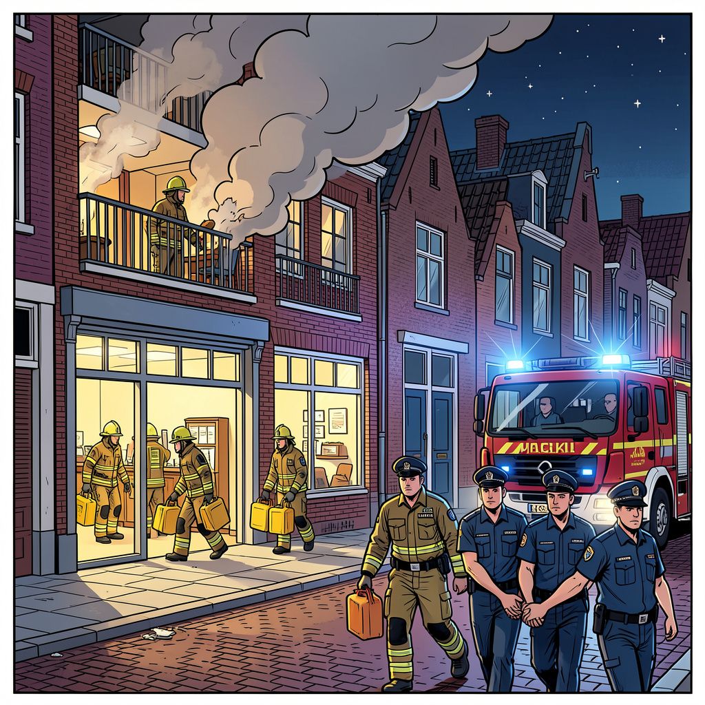 Woningbrand in Rosmalen legt drugslab bloot boven cafetaria