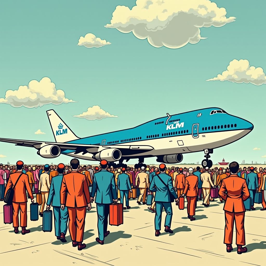 KLM haalt eigen personeel weg uit Midden-Oosten terwijl Trump 'armada' naar Iran stuurt