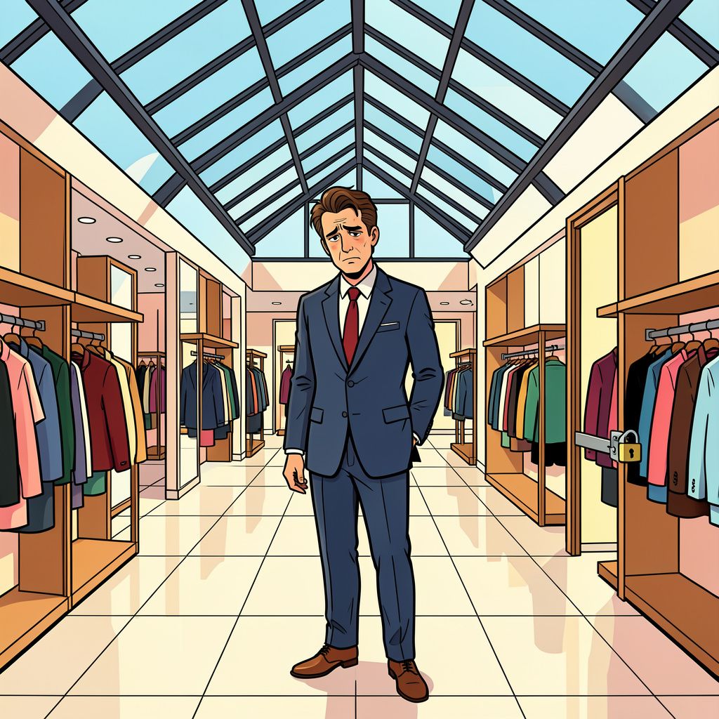 Zelfs een toplocatie redt Hugo niet: kledingwinkel in Mall of the Netherlands gaat failliet.