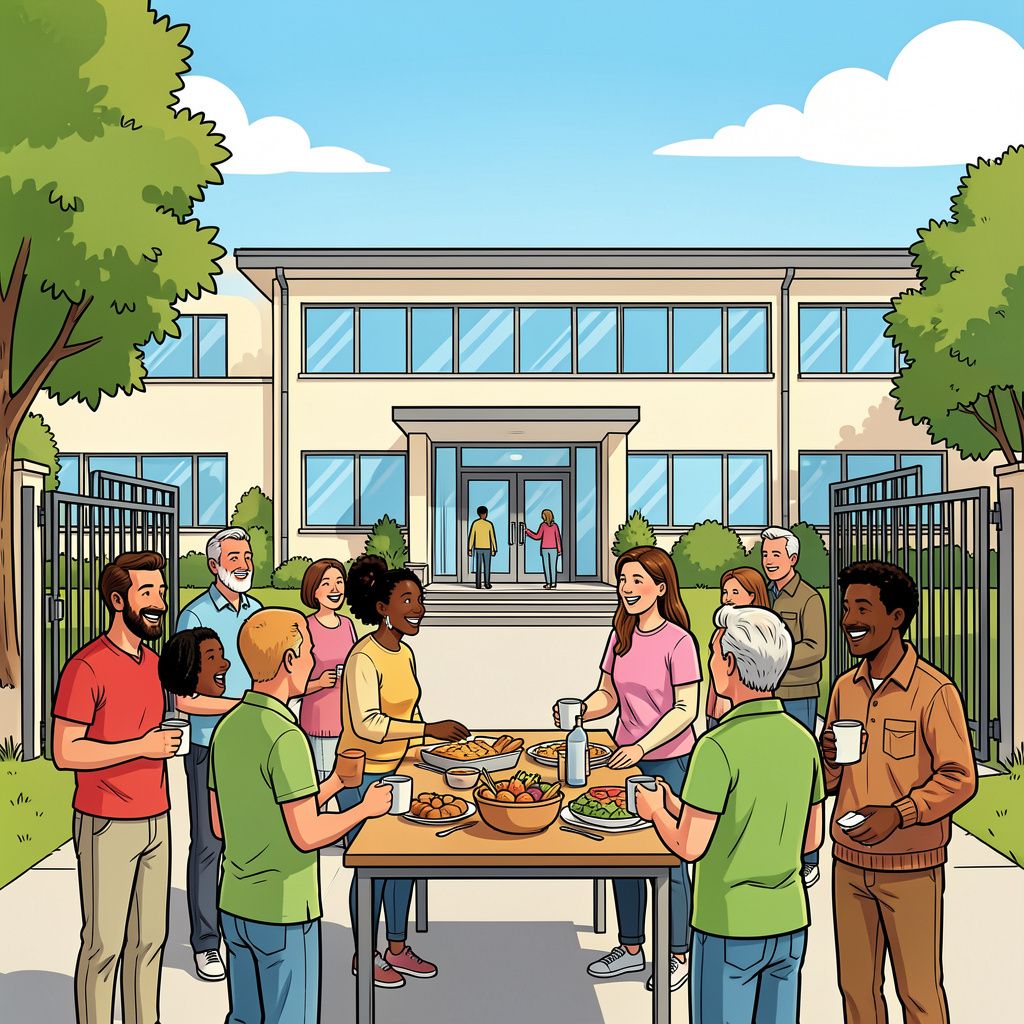 Ruim honderdvijftig asielzoekerscentra openen zaterdag de deuren voor hun buren.