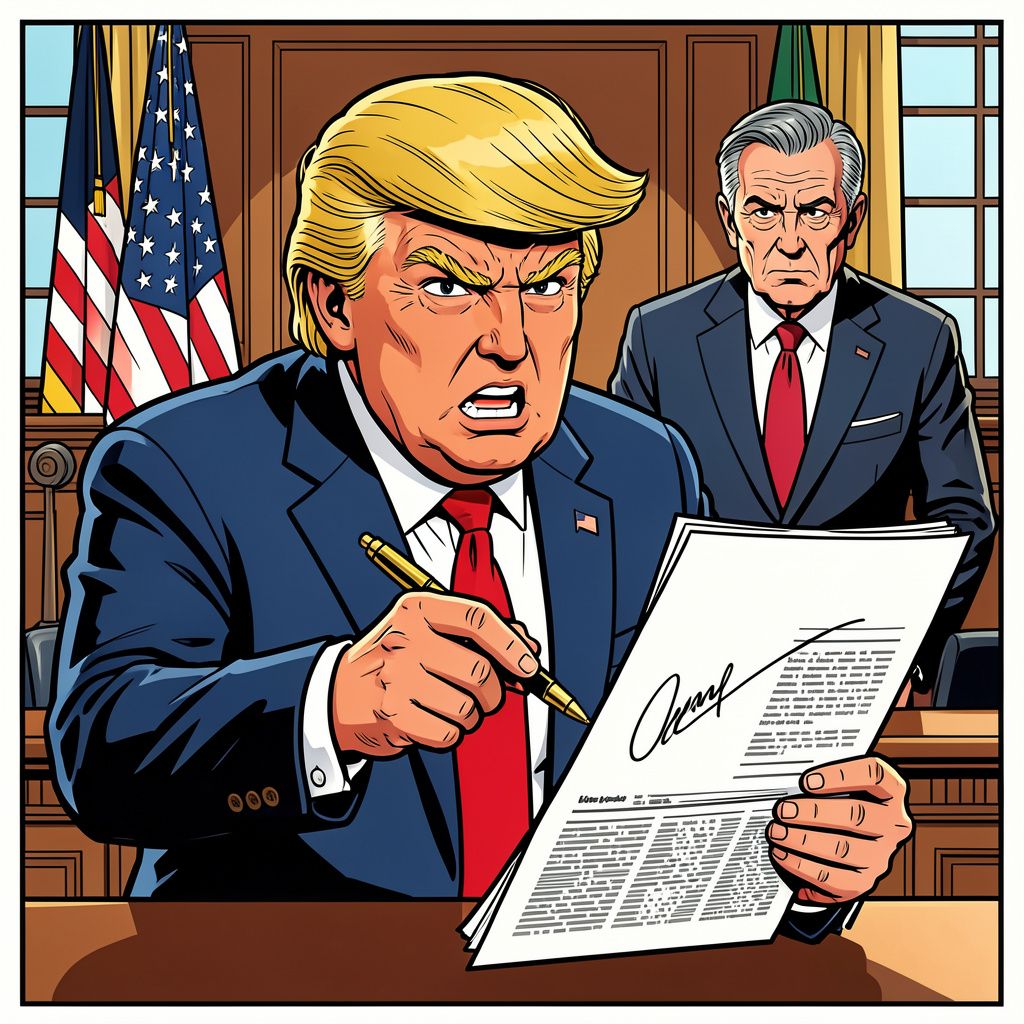 Trump sleept Wall Street Journal opnieuw voor de rechter om een verjaardsbrief aan Epstein
