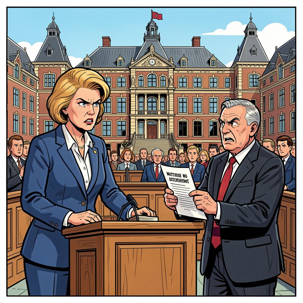 Het politieke conflict over late abortussen zet het minderheidskabinet zwaar onder druk.