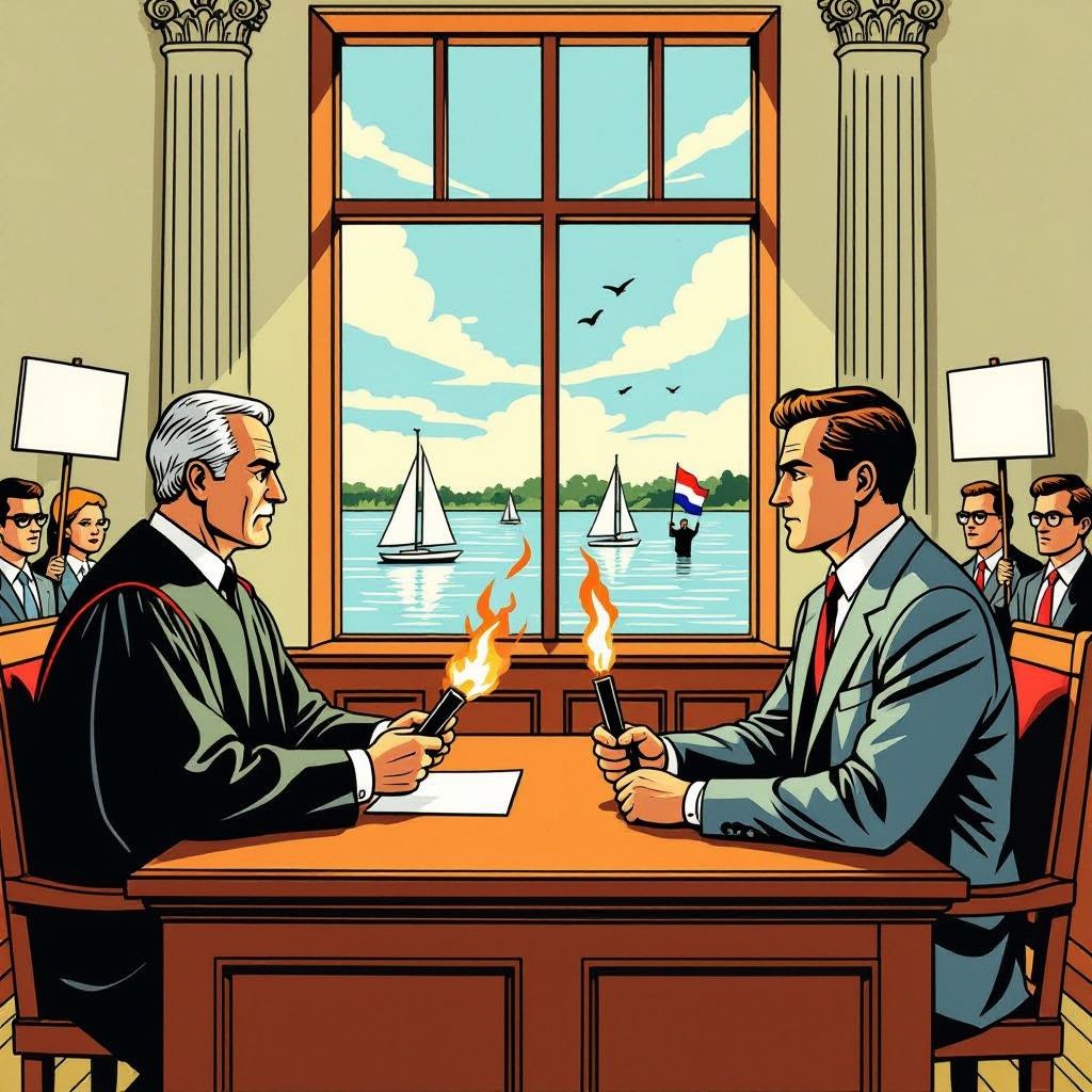 Rechter berecht fakkelgooier binnen 48 uur na rellen in Loosdrecht