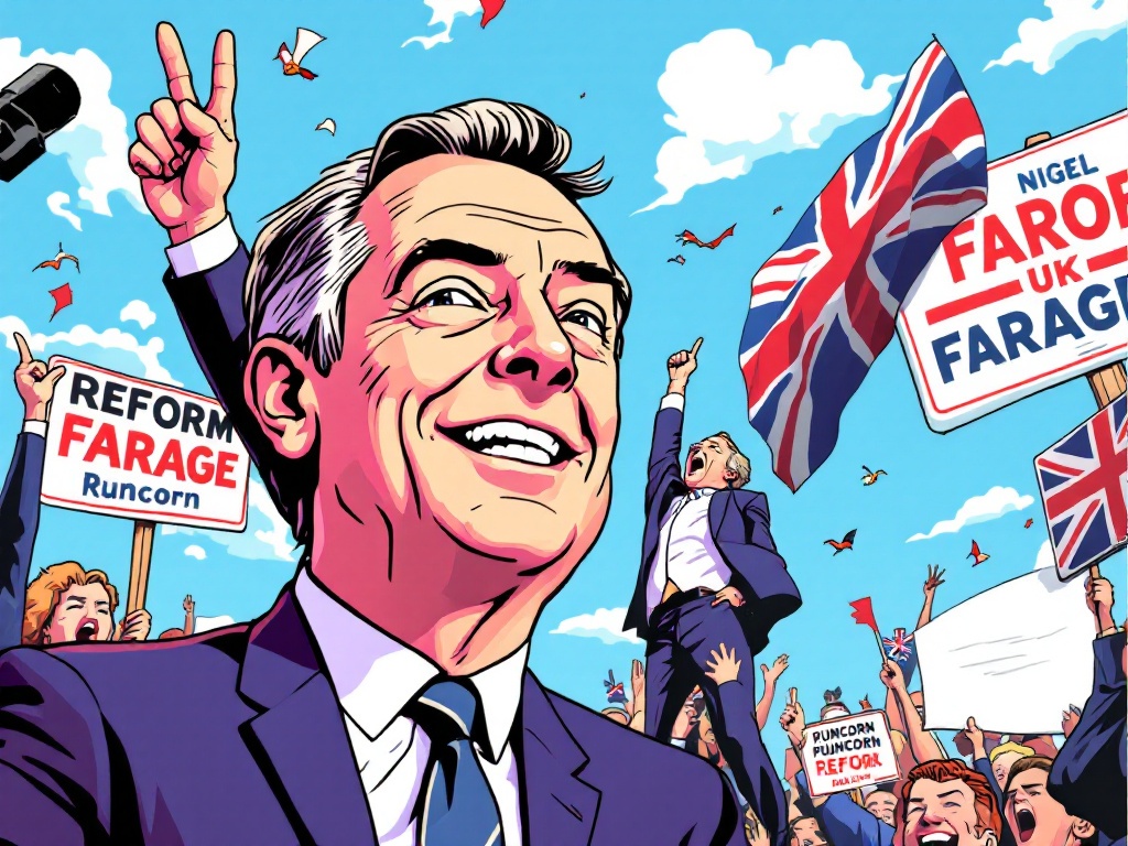 Nigel Farage's Reform UK verrast met verkiezingsoverwinning