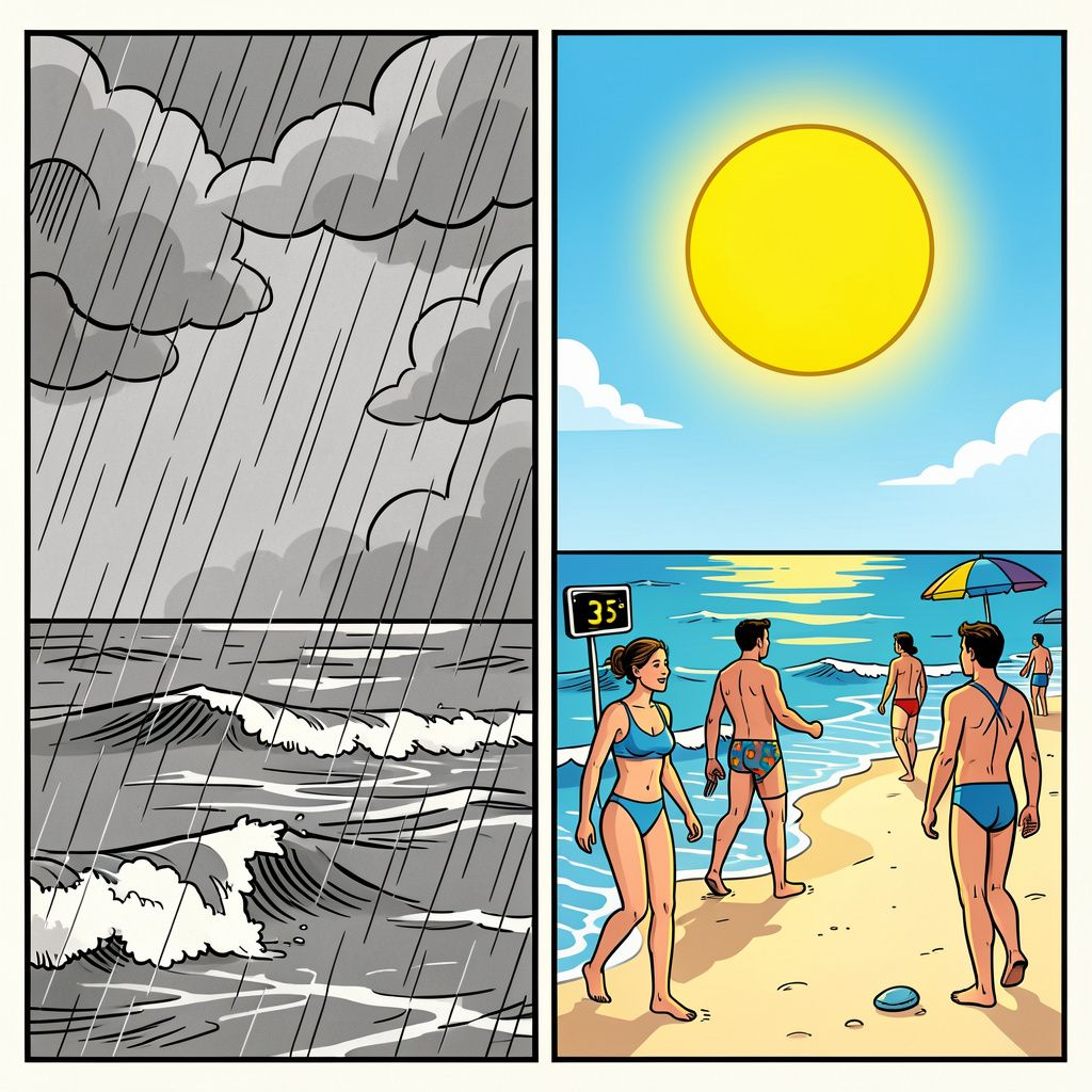 Na een bewolkt weekend stijgt het kwik maandag naar tropische waarden tot 35 graden.
