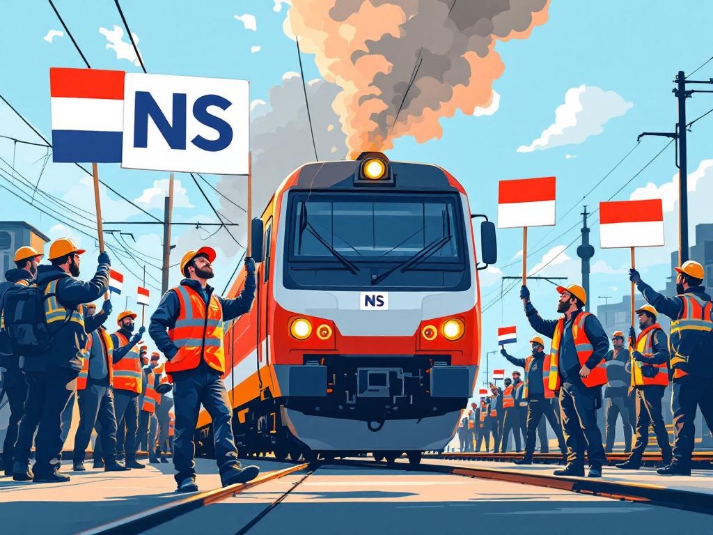 Spoorbonden dagen NS uit met aanhoudende staking