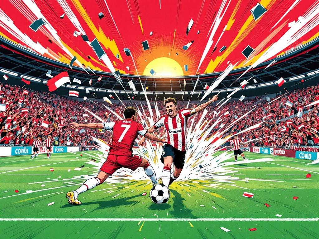 Feyenoord-fans breken hekken door na pijnlijke 2-0 nederlaag in Stuttgart