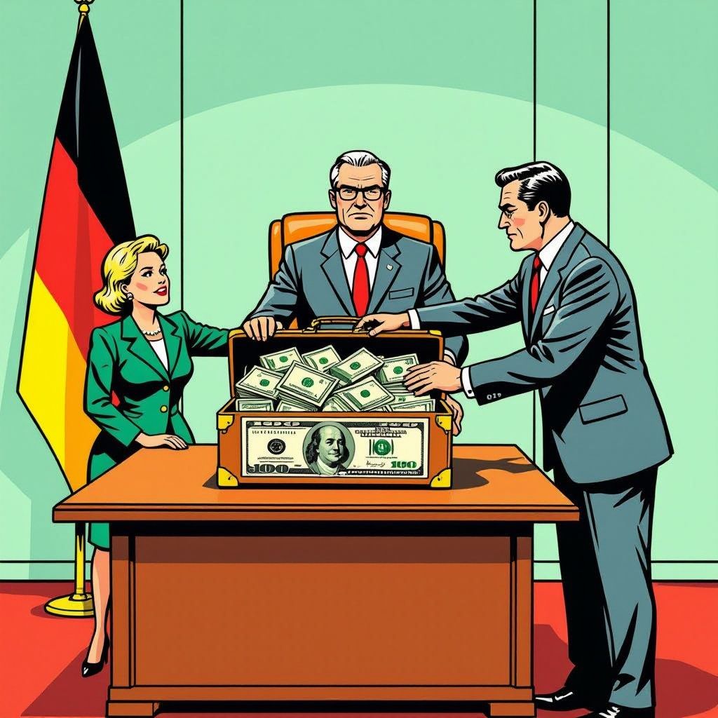 Amerika wil met miljoenen dollars de Europese verkiezingen sturen, maar Duitsland trekt direct een duidelijke grens.