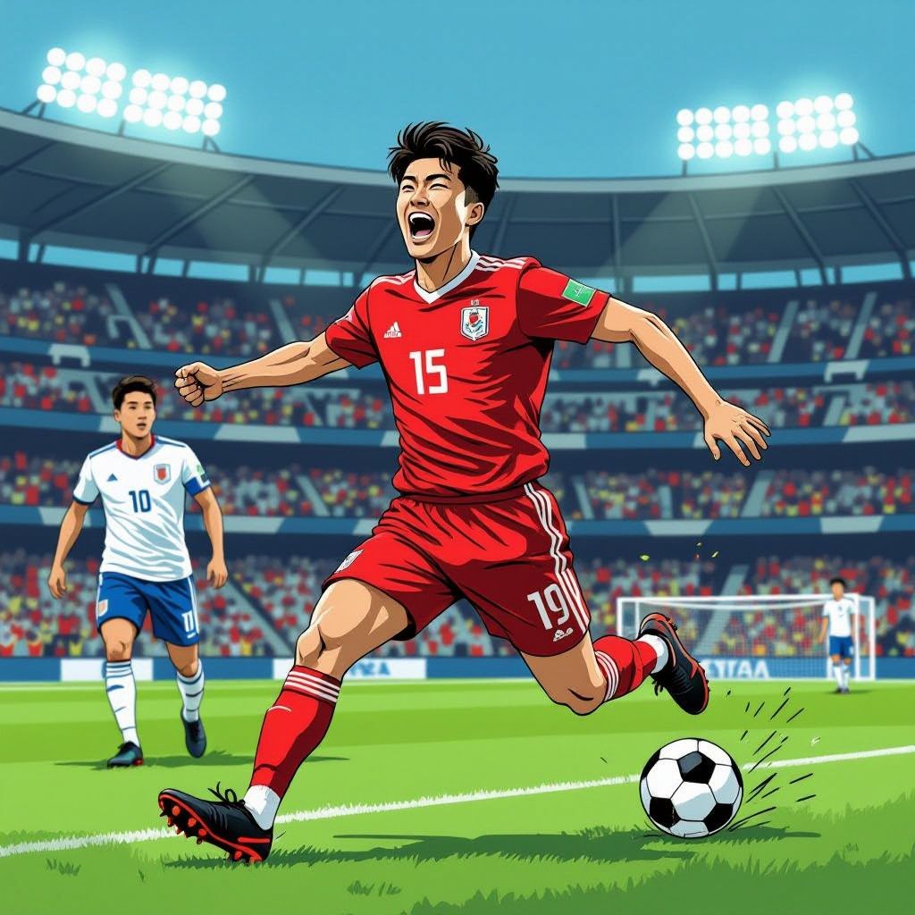 Feyenoorder Hwang In-beom draait WK-wedstrijd volledig om voor Zuid-Korea