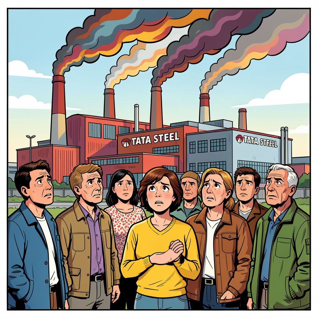 Tata Steel start omstreden fabriek weer op na gigantische gifuitstoot.
