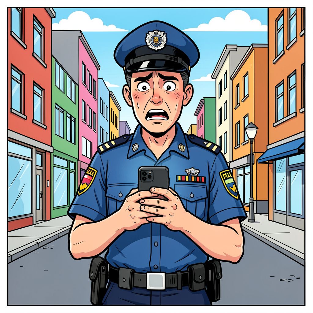 Een agent dacht een goede daad te doen maar kreeg daarna een hartverscheurend telefoontje.
