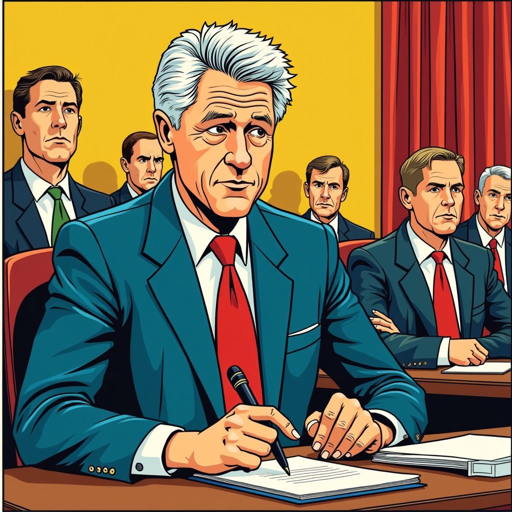 Bill Clinton getuigt als eerste oud-president ooit voor het Congres over Epstein-banden