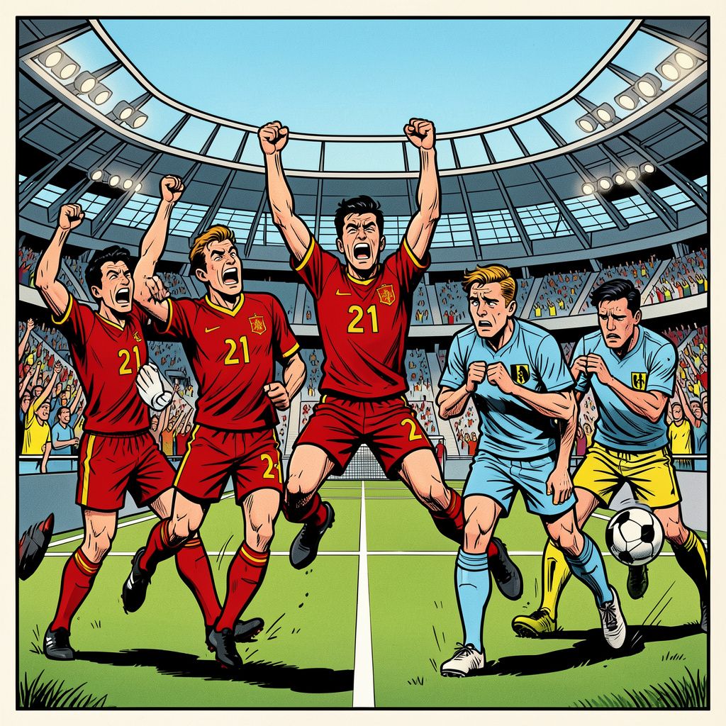 Spanje schiet moedig België in de slotfase uit het wereldkampioenschap.