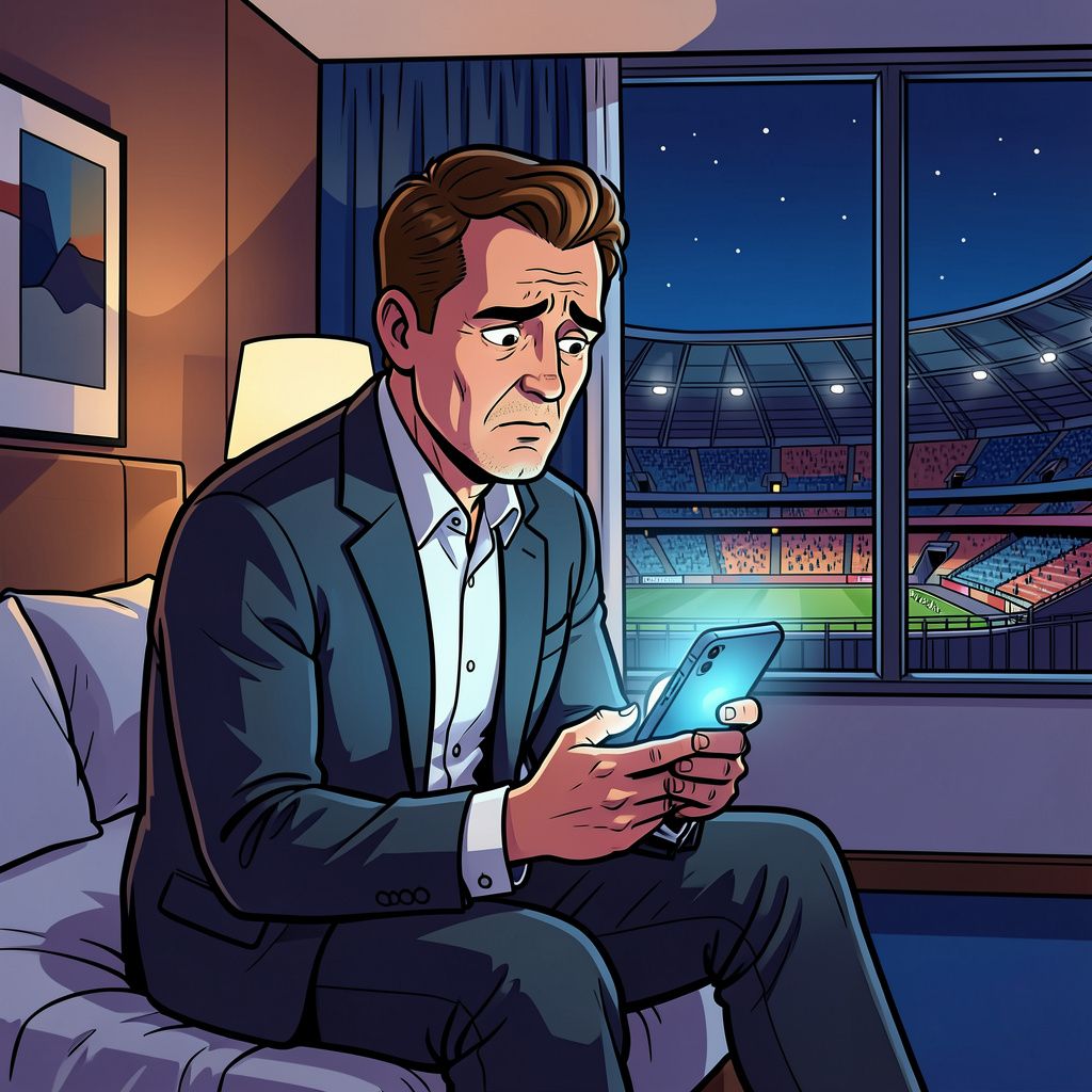 Bondscoach Ronald Koeman stopt er direct mee na een emotioneel nachtelijk bericht aan zijn zoon.
