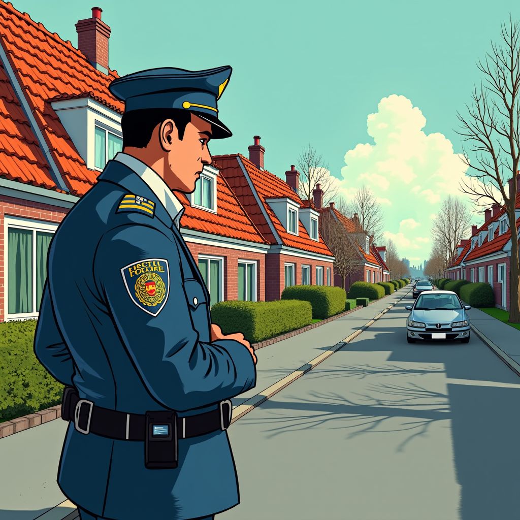 Politieman van Iraanse afkomst wordt om 7.00 uur 's ochtends neergeschoten voor zijn eigen huis