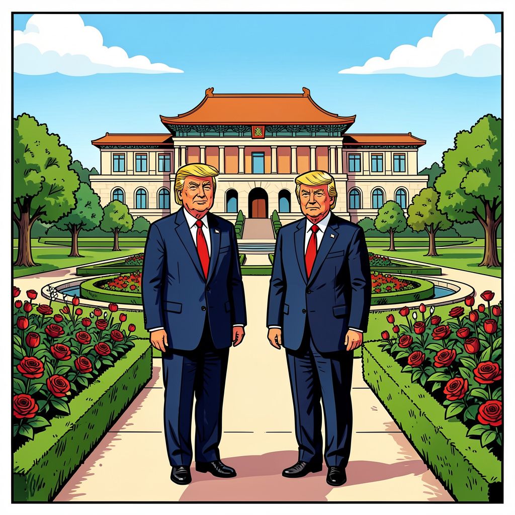 Xi Jinping laat Trump als eerste buitenlandse leider in jaren de geheime tuinen van Zhongnanhai zien.