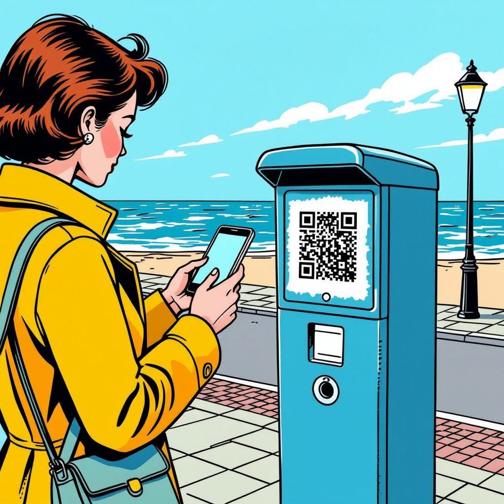 Scan die QR-code op de parkeerautomaat niet, want oplichters stelen zo je bankgegevens