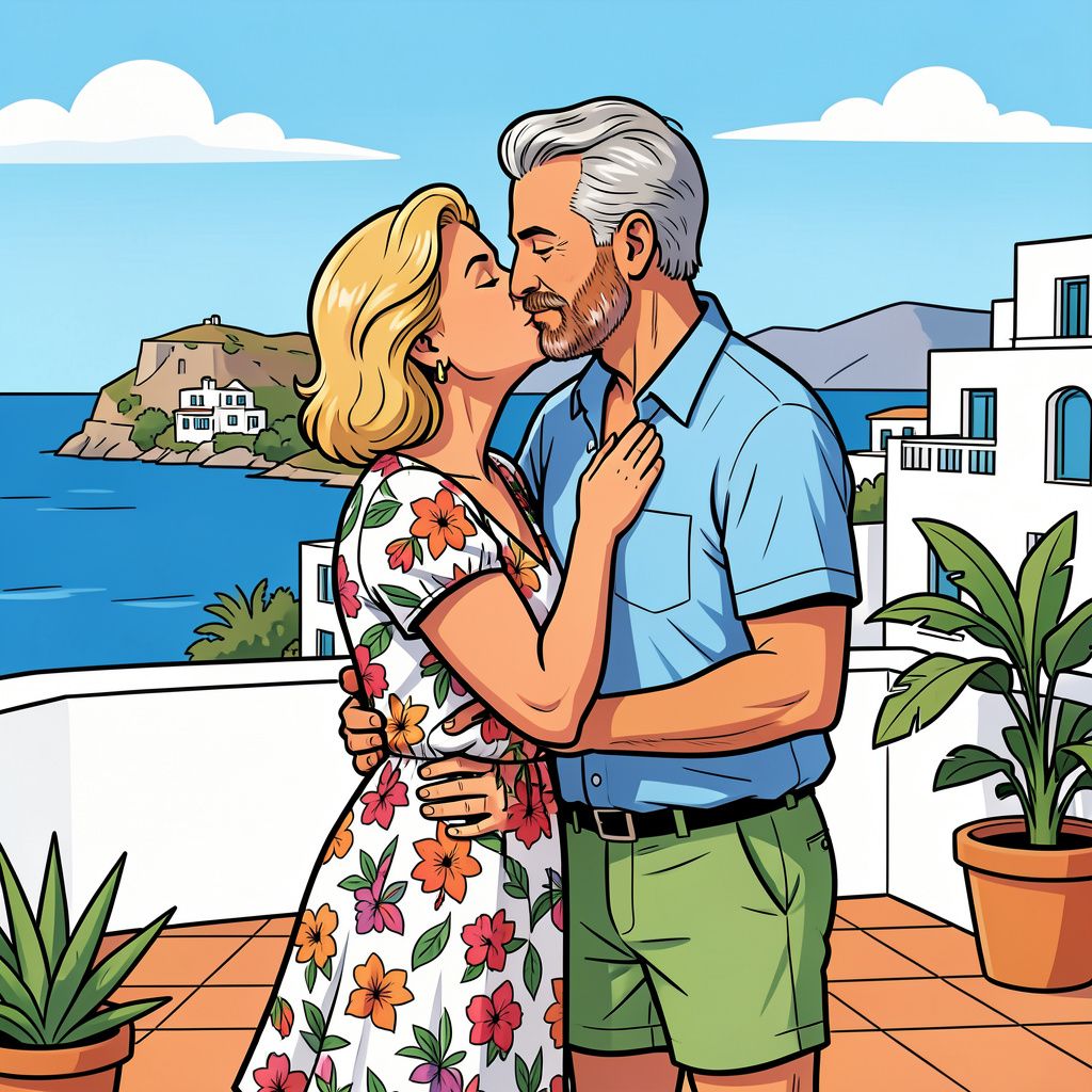 Leontine Ruiters kust haar oude liefde weer volop tijdens een zonnige vakantie op Ibiza.