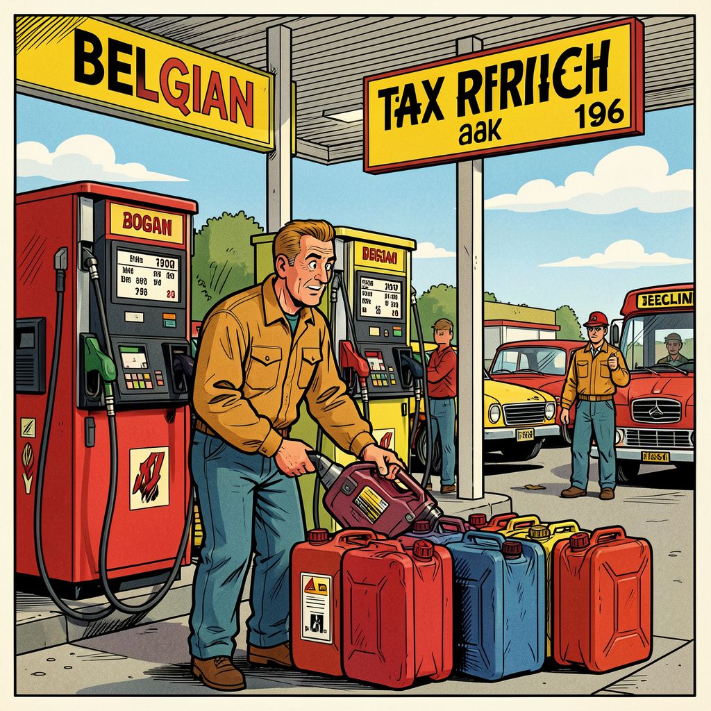 Tanktoeristen moeten 201 euro accijns betalen maar niemand controleert dit