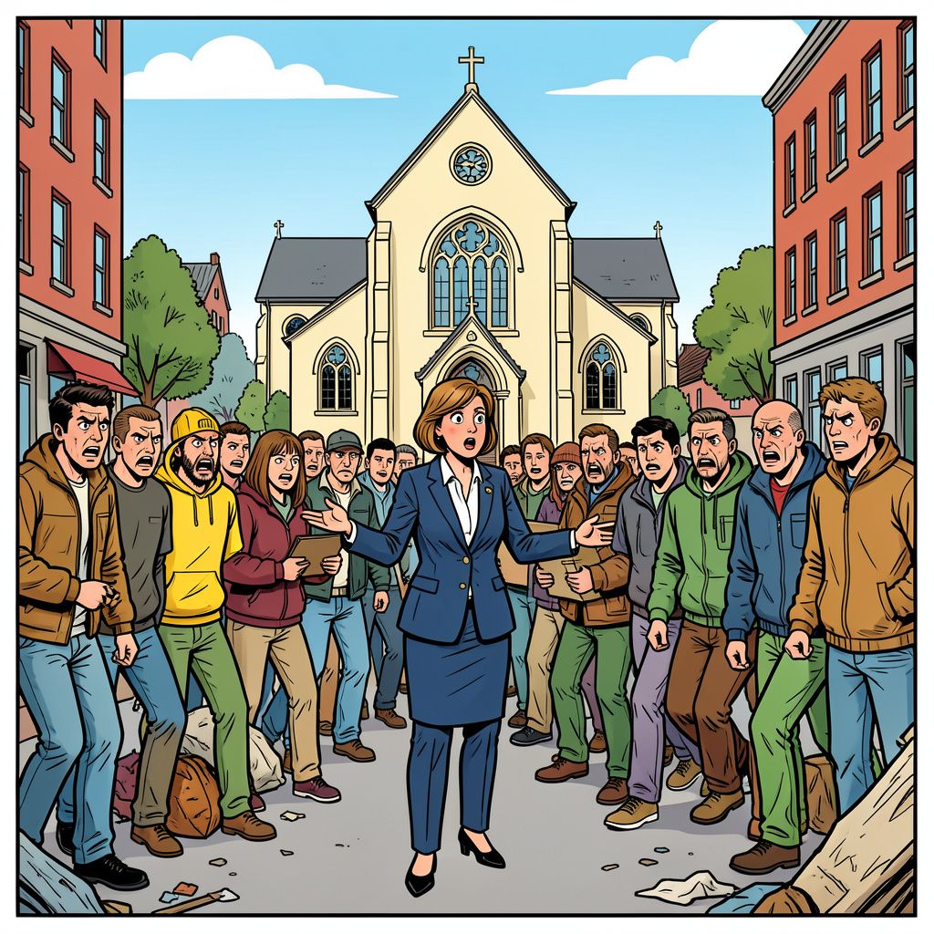 Minister Mirjam Sterk wil dat kerken meer zorgtaken overnemen maar krijgt direct de deksel op de neus.
