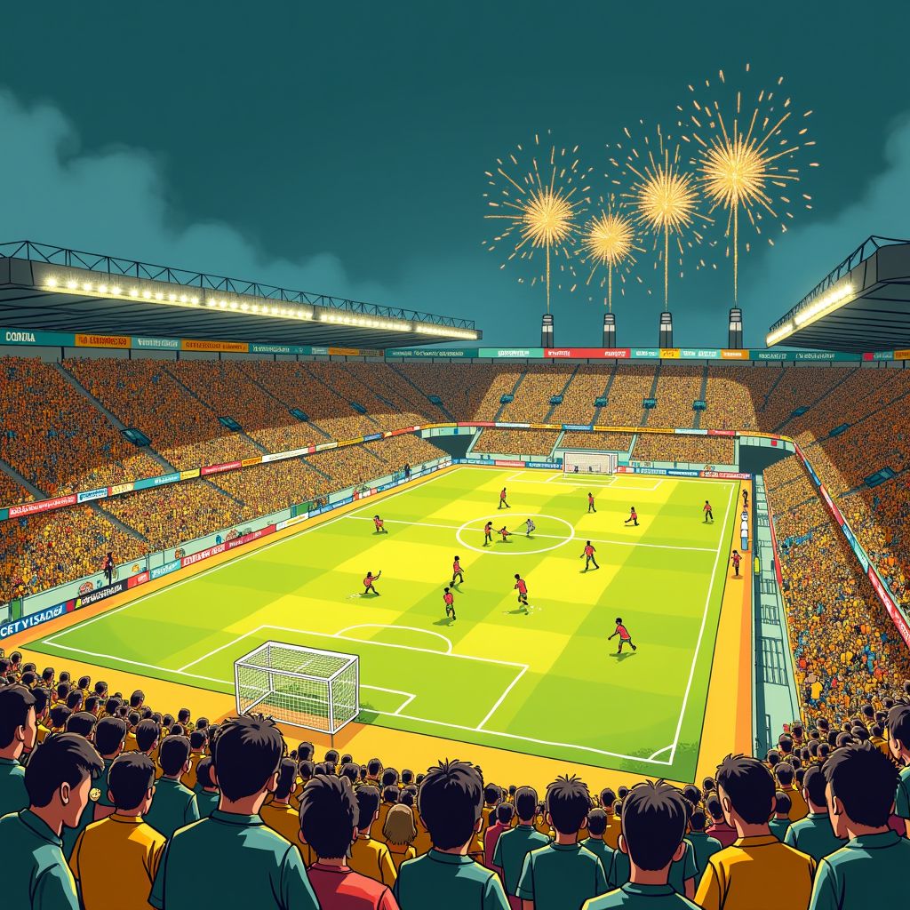 Voetbalwedstrijd wordt na dertien seconden stilgelegd door massaal vuurwerk van eigen supporters